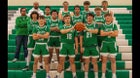 Moriarty Pintos Boys Varsity Basketball Winter 24-25 team photo.