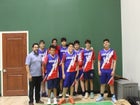 Abundant Life Christian Academy Knights Boys Varsity Basketball Winter 24-25 team photo.