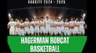 Hagerman Bobcats Boys Varsity Basketball Winter 24-25 team photo.