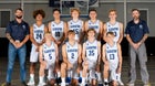 Gulf Pointe Latin Gladiators Boys Varsity Basketball Winter 24-25 team photo.