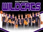 Arvada West Wildcats Boys Varsity Basketball Winter 24-25 team photo.