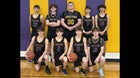 Jamestown Muskies Boys Varsity Basketball Winter 24-25 team photo.