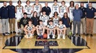 Archbishop Hoban Knights Boys Varsity Basketball Winter 24-25 team photo.