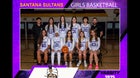 Santana Sultans Girls Varsity Basketball Winter 25-26 team photo.