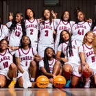 Earle Bulldogs Girls Varsity Basketball Winter 25-26 team photo.