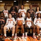 Orange Tornadoes Girls Varsity Basketball Winter 25-26 team photo.