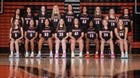 Edwardsville Tigers Girls Varsity Basketball Winter 25-26 team photo.