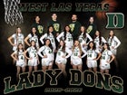 West Las Vegas Dons Girls Varsity Basketball Winter 25-26 team photo.