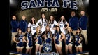Santa Fe Demons Girls Varsity Basketball Winter 25-26 team photo.