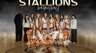 Shadow Ridge Stallions Girls Varsity Basketball Winter 25-26 team photo.