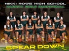 Rowe Warriors Girls Varsity Basketball Winter 25-26 team photo.