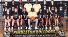 Pendleton Bulldogs Girls Varsity Basketball Winter 25-26 team photo.