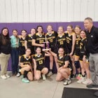 Everton Tigers Girls Varsity Basketball Winter 25-26 team photo.