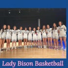 Reagan Bison Girls Varsity Basketball Winter 25-26 team photo.