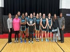 Graham/Dustin RiverHawk Girls Varsity Basketball Winter 25-26 team photo.
