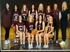 Wheeling Central Catholic Maroon Knights Girls Varsity Basketball Winter 25-26 team photo.