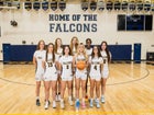 Palmer Trinity Falcons Girls Varsity Basketball Winter 25-26 team photo.