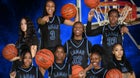 Lamar Consolidated Mustangs Girls Varsity Basketball Winter 25-26 team photo.