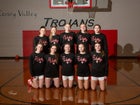 Caney Valley Trojans Girls Varsity Basketball Winter 25-26 team photo.