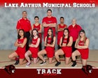 Lake Arthur Panthers Girls Varsity Track & Field Spring 18-19 team photo.
