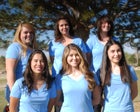 Sandia Matadors Girls Varsity Golf Fall 14-15 team photo.