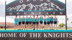 Organ Mountain Knights Boys Varsity Cross Country Fall 22-23 team photo.