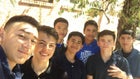 McCurdy Bobcats Boys Varsity Cross Country Fall 16-17 team photo.