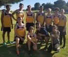 Alamogordo Tigers Boys Varsity Cross Country Fall 16-17 team photo.