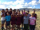 Tohatchi Cougars Boys Varsity Cross Country Fall 16-17 team photo.