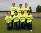 Gadsden Panthers Boys Varsity Cross Country Fall 16-17 team photo.