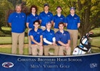 Christian Brothers Falcons Boys Varsity Golf Spring 17-18 team photo.
