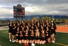 Taos Tigers Co-ed Varsity Cheer Winter 18-19 team photo.