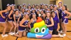 Manzano Monarchs Co-ed Varsity Cheer Winter 18-19 team photo.