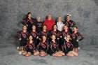 Dansville Mustangs Co-ed Varsity Cheer Winter 18-19 team photo.
