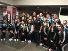 Organ Mountain Knights Co-ed Varsity Cheer Winter 18-19 team photo.