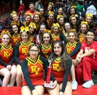 Espanola Valley Sundevils Co-ed Varsity Cheer Winter 18-19 team photo.