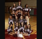 Johnson City Wildcats Co-ed Varsity Cheer Winter 18-19 team photo.