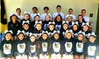 Hobbs Eagles Co-ed Varsity Cheer Winter 18-19 team photo.