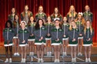 Shenendehowa High School Co-ed Varsity Cheer Winter 18-19 team photo.