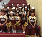 Gadsden Panthers Co-ed Varsity Cheer Winter 18-19 team photo.