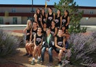 Grants Pirates Girls Varsity Cross Country Fall 14-15 team photo.