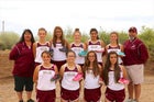Belen Eagles Girls Varsity Cross Country Fall 14-15 team photo.