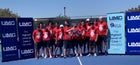 Faith Lutheran Crusaders Boys Varsity Tennis Fall 20-21 team photo.