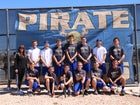 Moapa Valley Pirates Boys Varsity Tennis Fall 20-21 team photo.