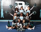 Del Norte Knights Co-ed JV Cheer Winter 13-14 team photo.
