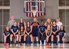 Calvary Christian Warriors Girls Varsity Basketball Winter 17-18 team photo.