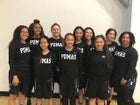 Northridge Academy Pumas Girls Varsity Basketball Winter 17-18 team photo.