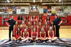Alta Hawks Girls Varsity Basketball Winter 17-18 team photo.