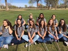 Clovis Wildcats Girls Varsity Golf Spring 16-17 team photo.