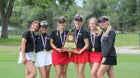 Lorena Leopards Girls Varsity Golf Spring 22-23 team photo.
